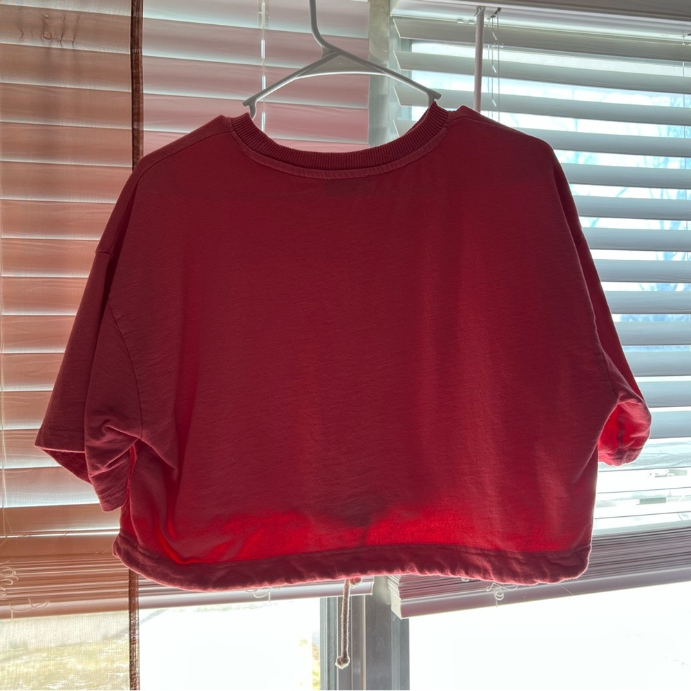 Women's Pink Casual Crop